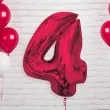 balon foliowy cyfra 4 czerwony godan 36 dgt