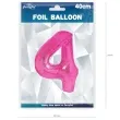 balon foliowy cyfra 4 fuksja partypal 16 dgt