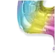 balon foliowy cyfra 4 gradient pastelowy flexmetal 34 dgt