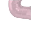 balon foliowy cyfra 4 metaliczny mat rozowy pastelowy folat 34 dgt