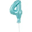balon foliowy cyfra 4 micro blekitny godan 5 dgt