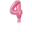 balon foliowy cyfra 4 micro rozowy godan 5 dgt