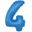balon foliowy cyfra 4 niebieski godan 14 dgt
