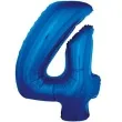 balon foliowy cyfra 4 niebieski godan 34 dgt