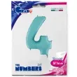 balon foliowy cyfra 4 niebieski pastel grabo 26 dgt