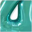 balon foliowy cyfra 4 niebieski tiffany flexmetal 34 dgt
