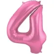 balon foliowy cyfra 4 rozowy jasny folat 34 dgt