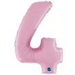 balon foliowy cyfra 4 rozowy pastel grabo 26 dgt