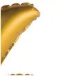 balon foliowy cyfra 4 satynowa zloty godan 14 dgt