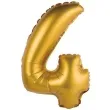 balon foliowy cyfra 4 satynowa zloty godan 14 dgt