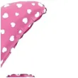 balon foliowy cyfra 4 serca rozowy jasny jix 18 dgt