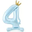 balon foliowy cyfra 4 stojaca partydeco 33 dgt