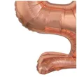 balon foliowy cyfra 4 stojaca rozowe zloto godan 29 dgt