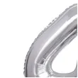 balon foliowy cyfra 4 stojaca srebrny godan 15 dgt