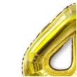 balon foliowy cyfra 4 stojaca zloty dekoracjepolska 15 dgt
