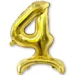 balon foliowy cyfra 4 stojaca zloty dekoracjepolska 15 dgt