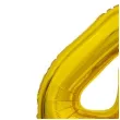 balon foliowy cyfra 4 stojaca zloty godan 15 dgt
