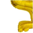 balon foliowy cyfra 4 stojaca zloty godan 15 dgt