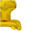 balon foliowy cyfra 4 stojaca zloty godan 15 dgt
