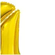 balon foliowy cyfra 4 stojaca zloty godan 29 dgt