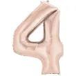 balon foliowy cyfra 4 szampanski amscan 34 dgt