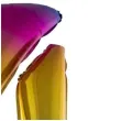 balon foliowy cyfra 4 teczowy funny fashion 40 dgt