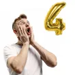 balon foliowy cyfra 4 zloty boland 14 dgt