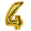 balon foliowy cyfra 4 zloty boland 14 dgt