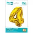 balon foliowy cyfra 4 zloty godan 36 dgt