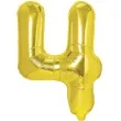 balon foliowy cyfra 4 zloty partypal 16 dgt
