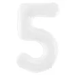 balon foliowy cyfra 5 bialy partydeco 39 dgt