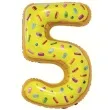 balon foliowy cyfra 5 ciasteczko godan 31 dgt