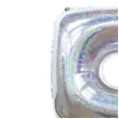 balon foliowy cyfra 5 holograficzna srebrny partypal 40 dgt