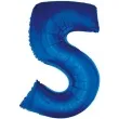 balon foliowy cyfra 5 niebieski godan 34 dgt