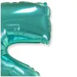 balon foliowy cyfra 5 niebieski tiffany flexmetal 34 dgt
