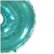 balon foliowy cyfra 5 niebieski tiffany flexmetal 34 dgt
