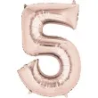 balon foliowy cyfra 5 szampanski amscan 34 dgt