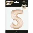 balon foliowy cyfra 5 szampanski godan 34 dgt