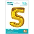 balon foliowy cyfra 5 zloty godan 36 dgt