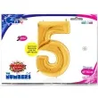 balon foliowy cyfra 5 zloty grabo 64 dgt