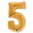 balon foliowy cyfra 5 zloty grabo 64 dgt