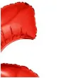 balon foliowy cyfra 6 czerwony funny fashion 40 dgt