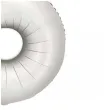 balon foliowy cyfra 6 dekoracja na urodziny srebrny matowy 34 dgt