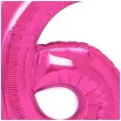 balon foliowy cyfra 6 fuksja partypal 16 dgt