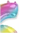 balon foliowy cyfra 6 gradient pastelowy flexmetal 34 dgt