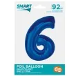 balon foliowy cyfra 6 niebieski godan 36 dgt