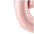 balon foliowy cyfra 6 pastel rozowy jasny partydeco 34 dgt