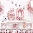 balon foliowy cyfra 6 rozowe zloto partydeco 14 dgt