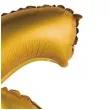 balon foliowy cyfra 6 satynowa zloty godan 14 dgt
