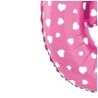 balon foliowy cyfra 6 serca rozowy jasny jix 18 dgt